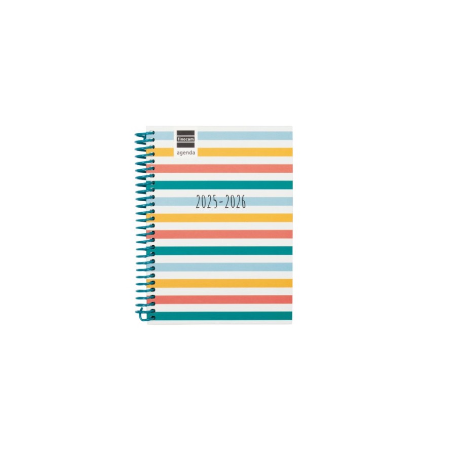 27943-AGENDA ESCOLAR 2025-2026 DIVA 8o 120X164 SEMANA VISTA HORIZONTAL COLORS+ FINOCAM 536100526