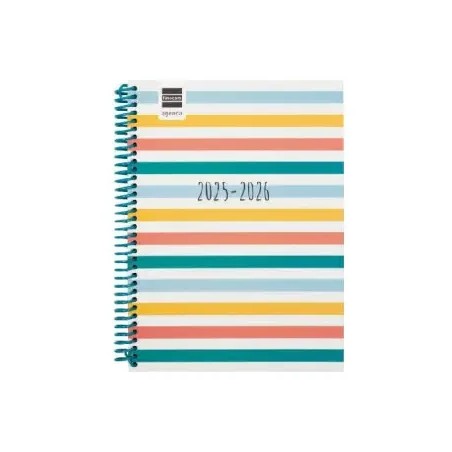 27946-AGENDA ESCOLAR 2025-2026 DIVA 4o 155X212 SEMANA VISTA HORIZONTAL COLORS+ FINOCAM 536140526
