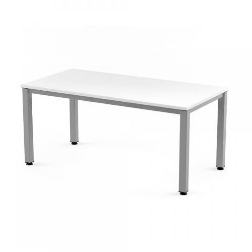 2796-MESA DE OFICINA SERIE EXECUTIVE 120X80 GRIS / BLANCO ROCADA 2006AD04