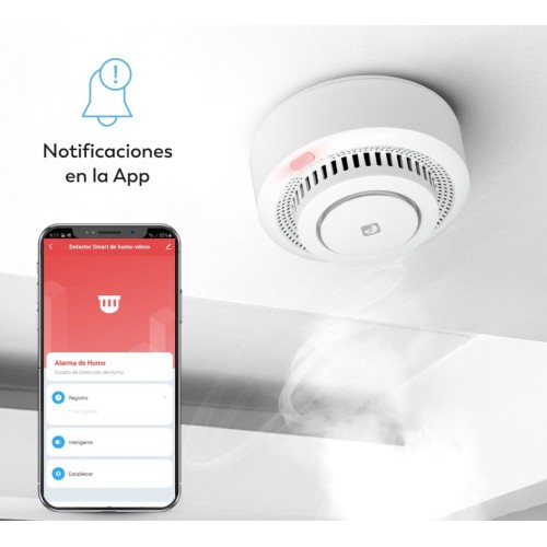 27967-DETECTOR DE SEGURIDAD DE HUMOS SMART WIFI GARZA 401345C