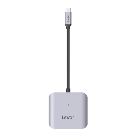 27980-Lexar LRW510U-BNHNG lector de tarjeta USB 3.2 Gen 2 (3.1 Gen 2) Type-C Gris