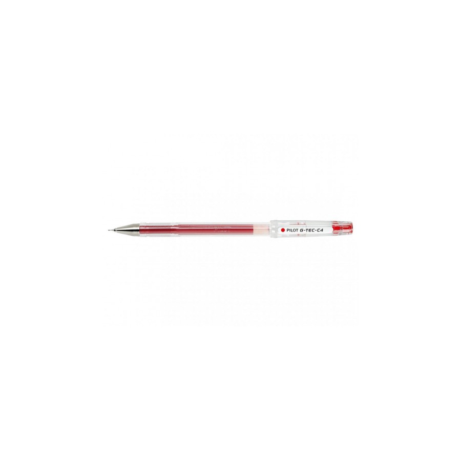 280-BOLIGRAFO ROLLER G-TEC-C4 BK 0,3 MM ROJO PILOT BL-GC4-R