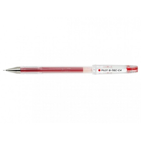 280-BOLIGRAFO ROLLER G-TEC-C4 BK 0,3 MM ROJO PILOT BL-GC4-R