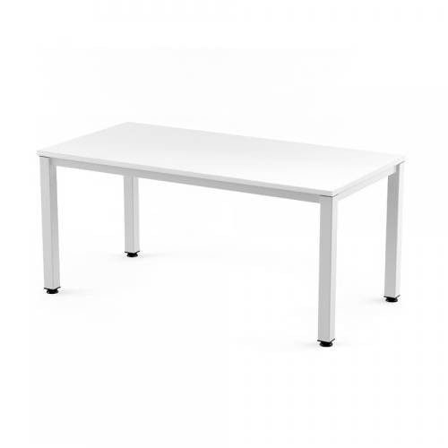2800-MESA DE OFICINA SERIE EXECUTIVE 120X80 BLANCO/BLANCO ROCADA 2006AM04
