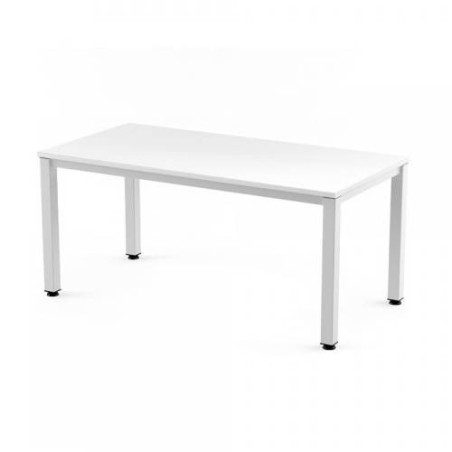 2800-MESA DE OFICINA SERIE EXECUTIVE 120X80 BLANCO/BLANCO ROCADA 2006AM04
