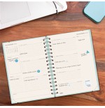 28005-AGENDA 16 MESES SEPTIEMBRE 2025-DICIEMBRE 2026 HAIKU E10-155X212 SEMANA VISTA HORIZONTAL AZUL+ FINOCAM 627400426