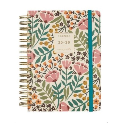 28009-AGENDA ESCOLAR 2025-2026 MONIQUILLA E10-155X212 1DIA PAGINA JARDIN+ FINOCAM 646020226