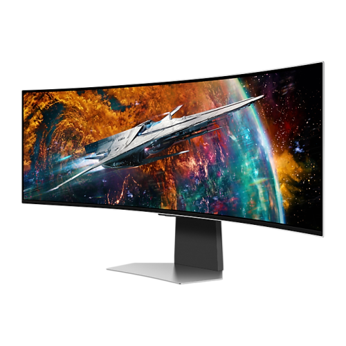 28033-Samsung Odyssey LS49CG954SUXEN LED display 124,5 cm (49") 5120 x 1440 Pixeles 5K Ultra HD OLED Plata