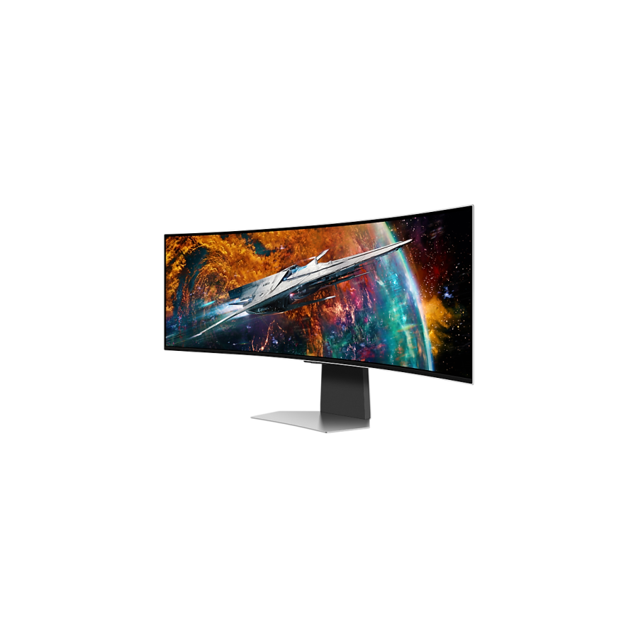 28033-Samsung Odyssey LS49CG954SUXEN LED display 124,5 cm (49") 5120 x 1440 Pixeles 5K Ultra HD OLED Plata