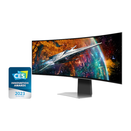 28034-Samsung Odyssey LS49CG954SUXEN LED display 124,5 cm (49") 5120 x 1440 Pixeles 5K Ultra HD OLED Plata