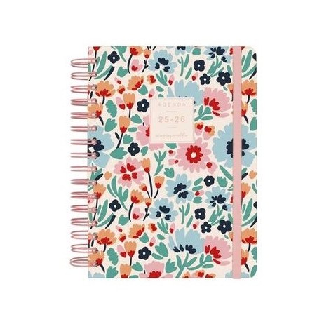 28050-AGENDA ESCOLAR 2025-2026 MONIQUILLA E10-155X212 1DIA PAGINA DALIA+ FINOCAM 646020326