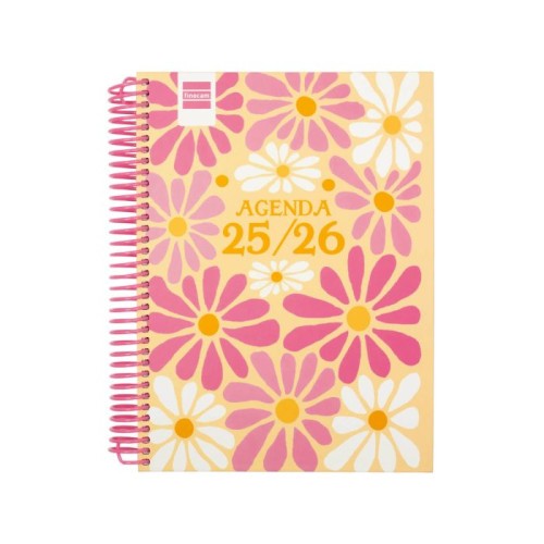 28071-AGENDA ESCOLAR 2025-2026 DIVA 4o 155X212 1DIA PAGINA SPRING+ FINOCAM 536160426