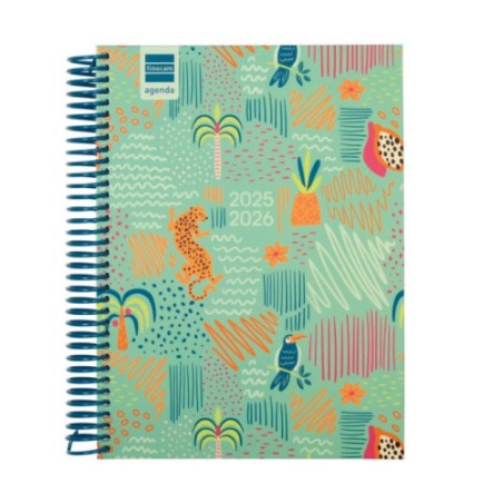 28073-AGENDA ESCOLAR 2025-2026 DIVA 4o 155X212 1DIA PAGINA SELVA+ FINOCAM 536160626