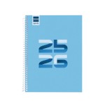 28080-AGENDA ESCOLAR 2025-2026 COOL 4o 155X212 SEMANA VISTA HORIZONTAL AZUL+ FINOCAM 645040126