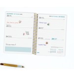 28086-AGENDA ESCOLAR 2025-2026 SECUNDARIA 8o 120X164 SEMANA VISTA HORIZONTAL TROPICAL+ FINOCAM 634225026