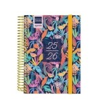 28090-AGENDA ESCOLAR 2025-2026 SECUNDARIA 8o 120X164 1DIA PAGINA TROPICAL+ FINOCAM 634265026