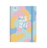28093-AGENDA ESCOLAR 2025-2026 SECUNDARIA 4o 155X212 SEMANA VISTA HORIZONTAL ART+ FINOCAM 634204826