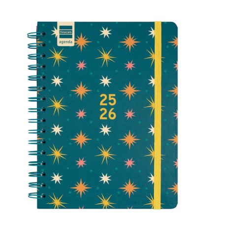 28099-AGENDA ESCOLAR 2025-2026 CURSO COSMO 4o 155X212 SEMANA VISTA HORIZONTAL STARS+ FINOCAM 537050126