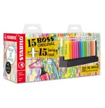 28101-EXPOSITOR DE MESA 30 MARCADORES (15 BOSS + 15 SWING COOL) STABILO E87-3710