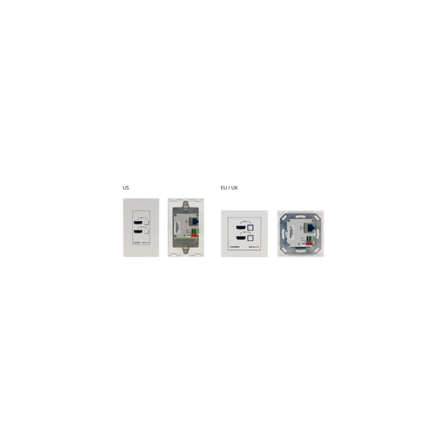 28103-KRAMER / SELECTOR AUTOMATICO WALL PLATE / 4K /WP-211T/EU-80/86(W) / 20-804970590