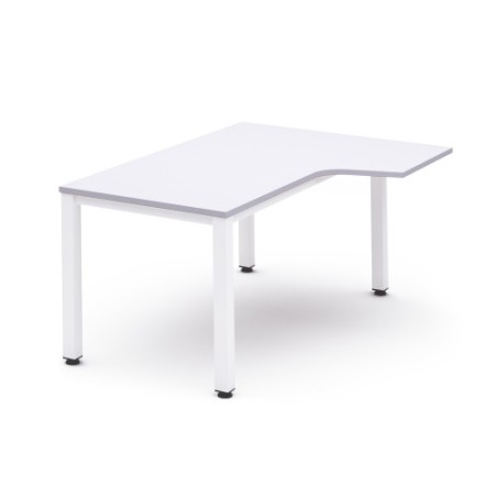 2816-MESA DE OFICINA SERIE EXECUTIVE FORMA L DERECHA 160X120 BLANCO/BLANCO ROCADA 2051AM04
