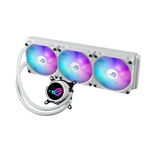 28179-ASUS ROG Strix LC III 360 ARGB White Edition Procesador Kit de refrigeracion liquida 12 cm Blanco