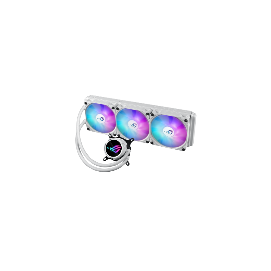 28179-ASUS ROG Strix LC III 360 ARGB White Edition Procesador Kit de refrigeracion liquida 12 cm Blanco