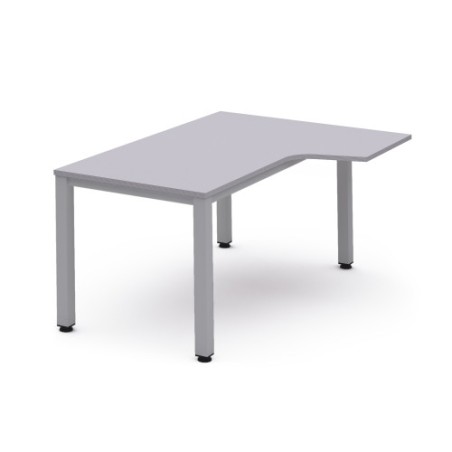 2819-MESA DE OFICINA SERIE EXECUTIVE FORMA L DERECHA 180X120 GRIS / GRIS ROCADA 2052AD02