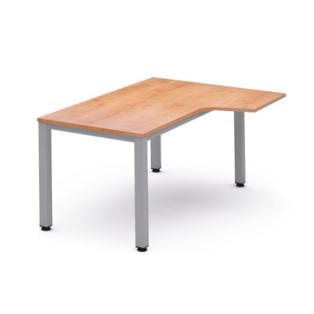 2821-MESA DE OFICINA SERIE EXECUTIVE FORMA L DERECHA 180X120 GRIS / ROBLE ROCADA 2052AD08