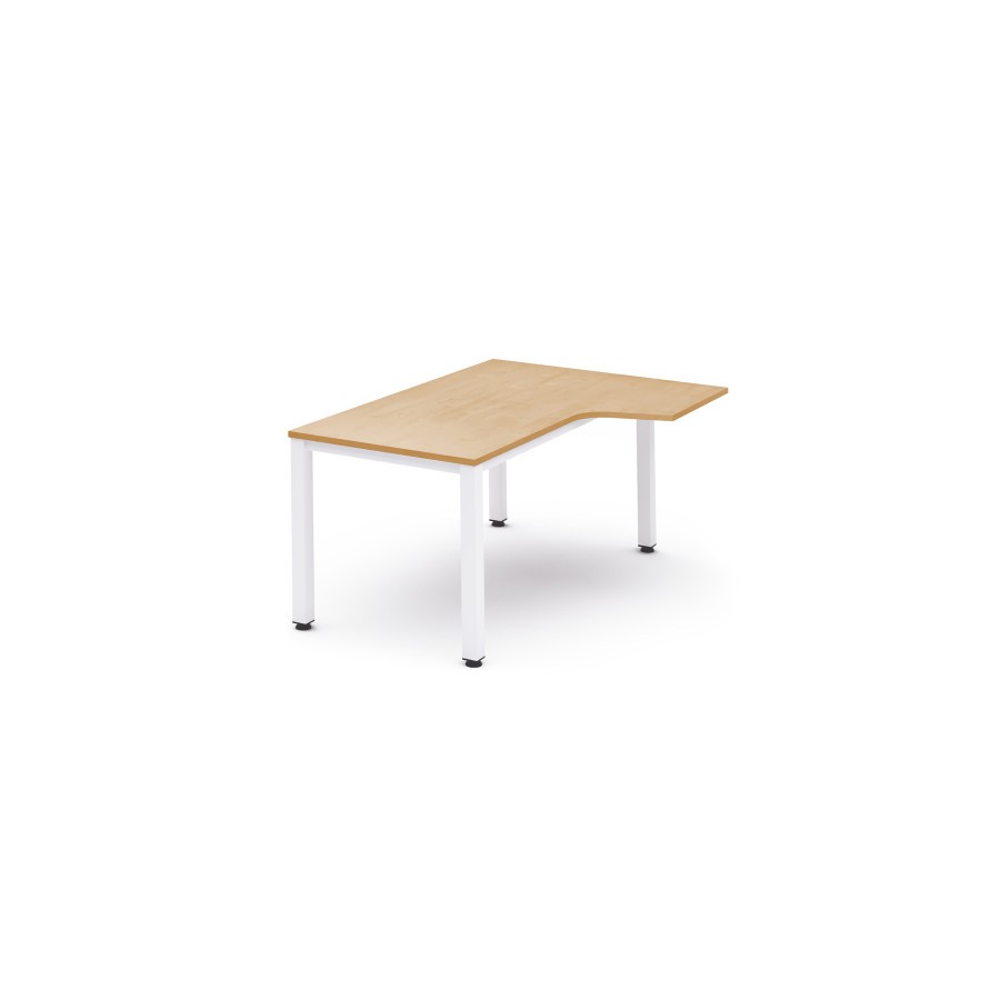 2822-MESA DE OFICINA SERIE EXECUTIVE FORMA L DERECHA 180X120 BLANCO/HAYA ROCADA 2052AM01