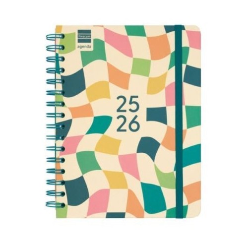 28239-AGENDA ESCOLAR 2025-2026 CURSO COSMO 4o 155X212  SEMANA VISTA HORIZONTAL KAI+ FINOCAM 537050226