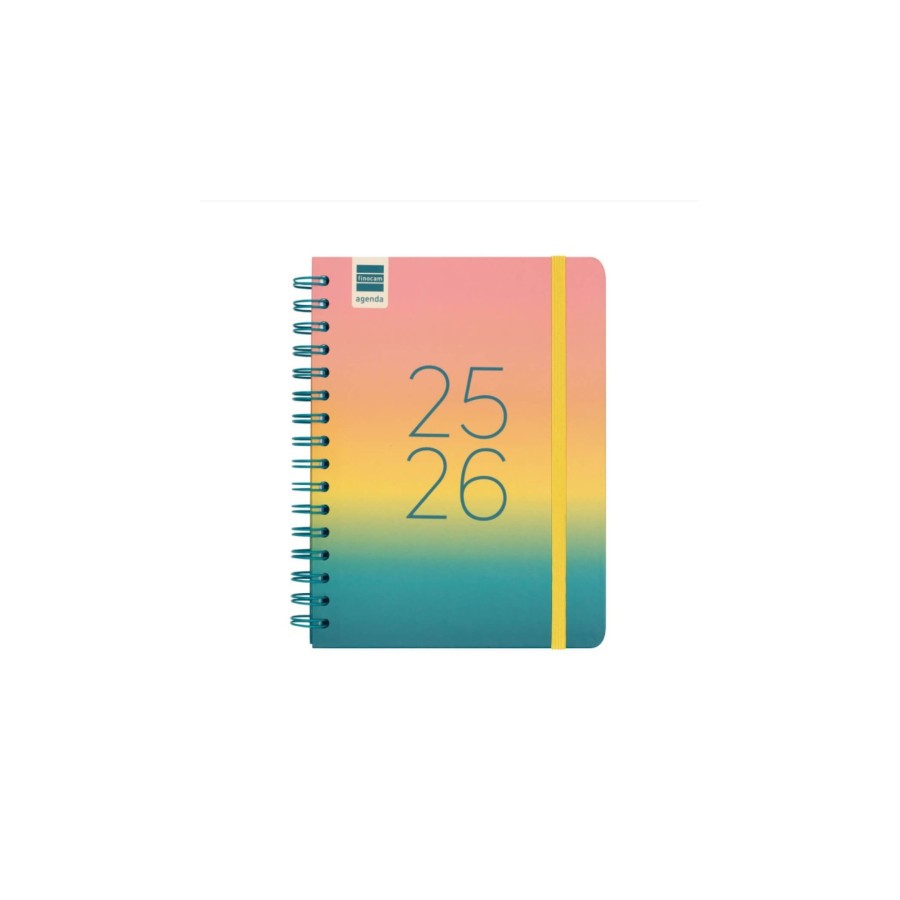 28240-AGENDA ESCOLAR 2025-2026 CURSO COSMO 4o 155X212  SEMANA VISTA HORIZONTAL IRIS+ FINOCAM 537050326