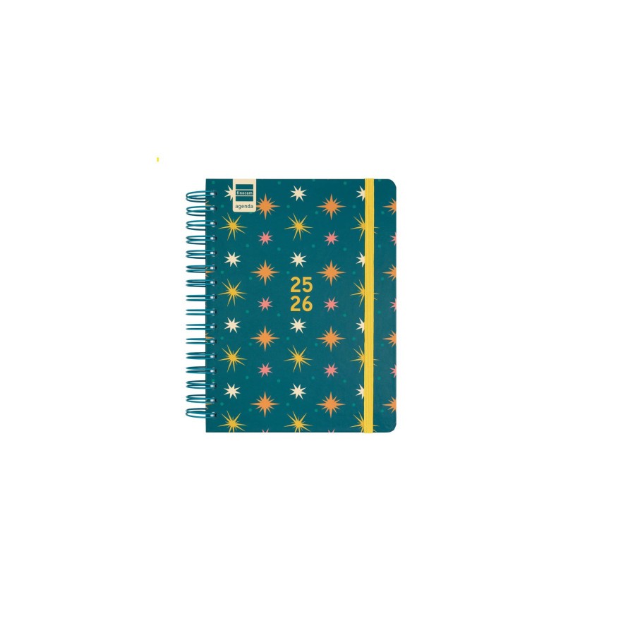 28242-AGENDA ESCOLAR 2025-2026 CURSO COSMO 4o 155X212  1DIA PAGINA STARS+ FINOCAM 537070126