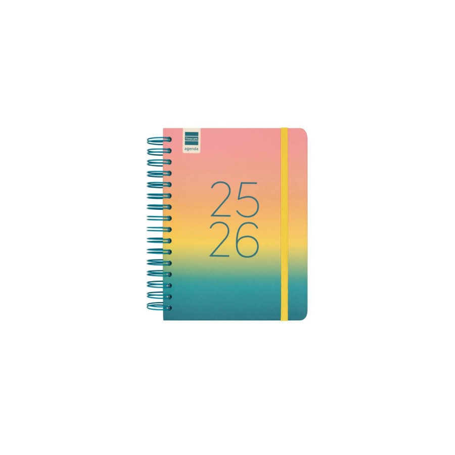 28247-AGENDA ESCOLAR 2025-2026 CURSO COSMO 4o 155X212  1DIA PAGINA IRIS+ FINOCAM 537070326