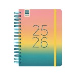 28247-AGENDA ESCOLAR 2025-2026 CURSO COSMO 4o 155X212  1DIA PAGINA IRIS+ FINOCAM 537070326