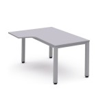 2827-MESA DE OFICINA SERIE EXECUTIVE FORMA L IZQUIERDA 160X120 GRIS / GRIS ROCADA 2053AD02
