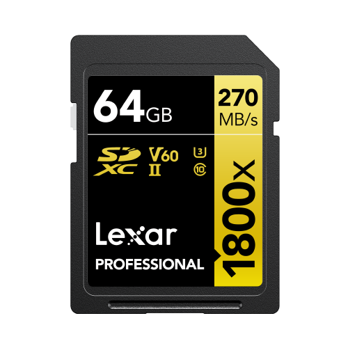 28294-Lexar 1800x 64 GB SDXC UHS-II Clase 10