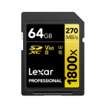 28294-Lexar 1800x 64 GB SDXC UHS-II Clase 10