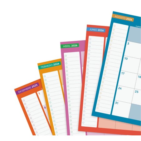 28333-AGENDA ESCOLAR 2025-2026 CURSO COSMO 4o 155X212  1DIA PAGINA AQUA+ FINOCAM 537070426