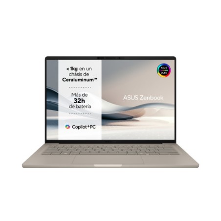28338-ASUS Zenbook A14 OLED UX3407QA-QD283W Copilot+ PC - Ordenador Portatil 14" WUXGA (Qualcomm Snapdragon X (X1-26-100