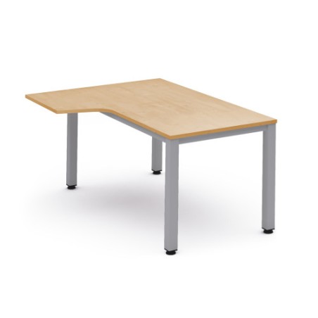 2834-MESA DE OFICINA SERIE EXECUTIVE FORMA L IZQUIERDA 180X120 GRIS / HAYA ROCADA 2054AD01