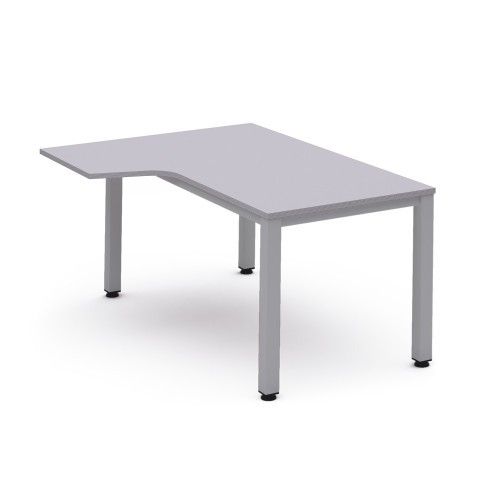 2835-MESA DE OFICINA SERIE EXECUTIVE FORMA L IZQUIERDA 180X120 GRIS / GRIS ROCADA 2054AD02