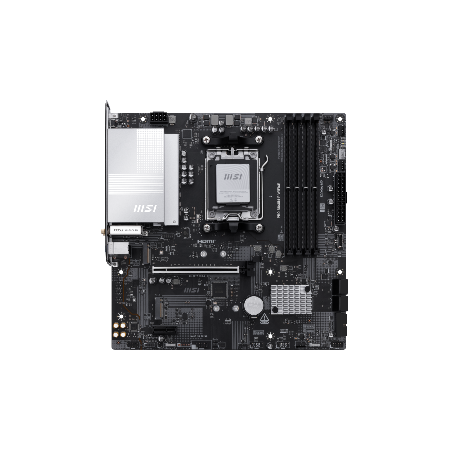 28362-MSI PRO B840M-P WIFI6E placa base AMD B840 Zocalo AM5 micro ATX