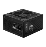 28366-MSI MPG A1000GS PCIE5 unidad de fuente de alimentacion 1000 W 24-pin ATX ATX Negro