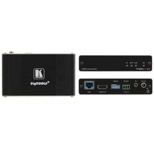 28377-KRAMER / RECEPTOR HD BASE T - ALTO RENDIMIENTO/ 4K / HDMI / TP-583RXR / NEGRO