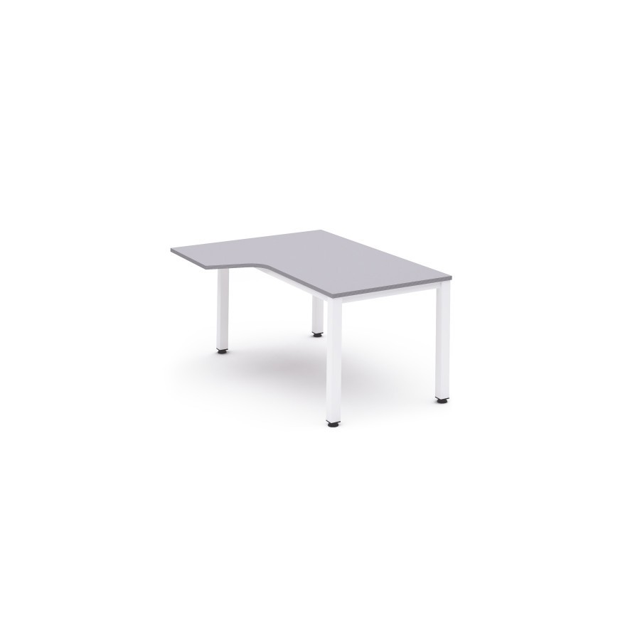 2839-MESA DE OFICINA SERIE EXECUTIVE FORMA L IZQUIERDA 180X120 BLANCO/GRIS ROCADA 2054AM02