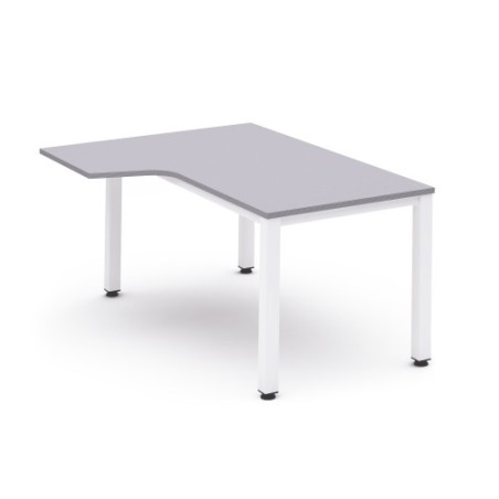 2839-MESA DE OFICINA SERIE EXECUTIVE FORMA L IZQUIERDA 180X120 BLANCO/GRIS ROCADA 2054AM02