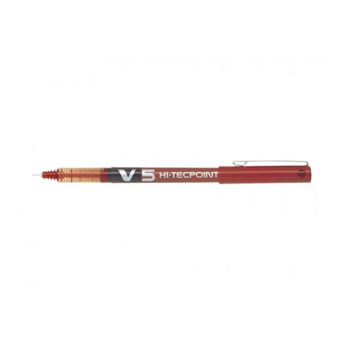 284-BOLIGRAFO ROLLER TINTA LIQUIDA V5 ROJO PILOT BX-V5-R