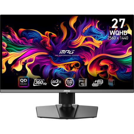 28400-MSI MPG 271QRX QD-OLED pantalla para PC 67,3 cm (26.5") 2560 x 1440 Pixeles Wide Quad HD QDOLED Negro