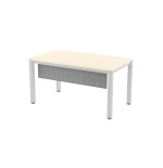 2842-FALDON METALICO GRIS PARA MESA DE OFICINA SERIE EXECUTIVE, BLANCA Y TOTAL 140CM. ROCADA 2939